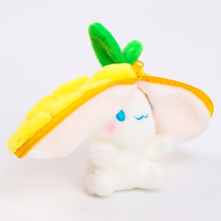 Soft toy "Bunny-ananas" on a key fabric, 11 cm-5