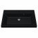 Sink uperwood Classic Quartz 70 cm, quartz, black matte, space