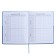 Universal Diary Grade 1-11, 48 sheets "Blue", a solid cover made of artificial leather, pancake embossing, Lasasse