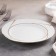 Porcelain plate "Bomond", D = 17.5 cm, white color with gold charter