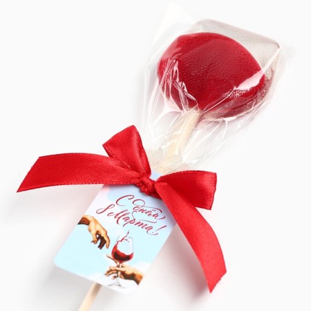 Lollipop Wine on a stick "Happy March 8"-3
