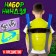 Set of ninja "shell", 6 objects, blue color