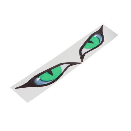 Stick on the car "Eyes", 32 × 7 cm, green-2