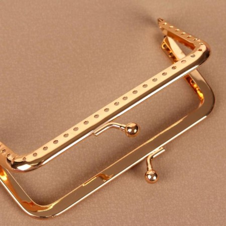 Farmoire sewing "rectangle", 10 cm, gold color-3