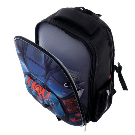 Frame backpack 38 x 29 x 15 cm, 3D effect, Hatber Ergonomic Light "Joystick" Blue NRK_71042-6