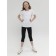 Pants for girls, height 122 cm, black color