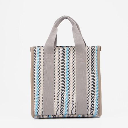 Bag-touut without fastening, gray color