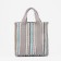 Bag-touut without fastening, gray color