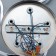 Caspian chandelier 5he27 40W chrome 56x56x22 cm Bayerlux