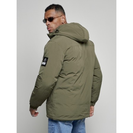 Sports male winter, size 56, khaki color-9