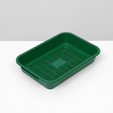 A medium toilet with a mesh of 36 x 26 x 6.5 cm, green,-2