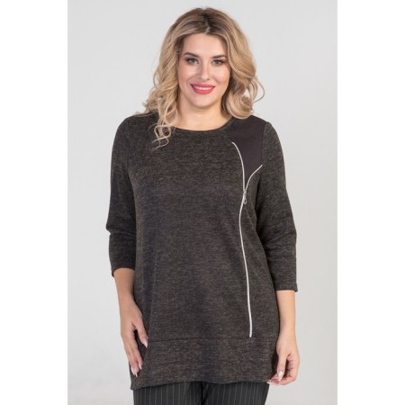 Women's tunic, size 54, black color