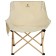 Folding chair 65 x 58 x 66 cm, up to 120 kg, beige color