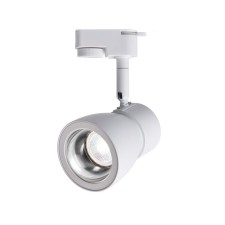 Lamp for a single -phase track system Escada, 20035tra/01 SWH/Ch. 1x50W, GU10, 74x120x155 mm, white matte color/chrome