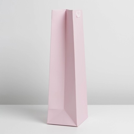 Gift package for a bottle, packaging, "pink", 13 x 35 x 10 cm-1