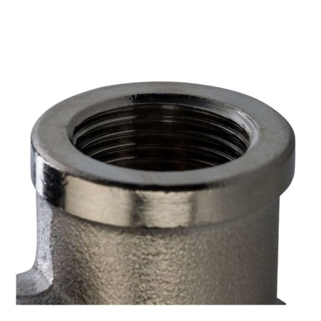 The STOUT SFT -0020-000038, 3/8 ", internal/internal thread, nickelled brass-4