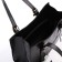 Bag Female Tout with zipper, black color