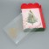 Gift box with PVC Cozy New Year!, Christmas tree, 20 x 30 x 8 cm, New Year