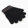 Children's gloves minku, black color, 13 cm
