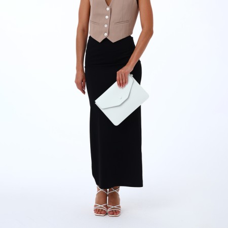 Bag-clate on the magnet, strap on the wrist, white color-9