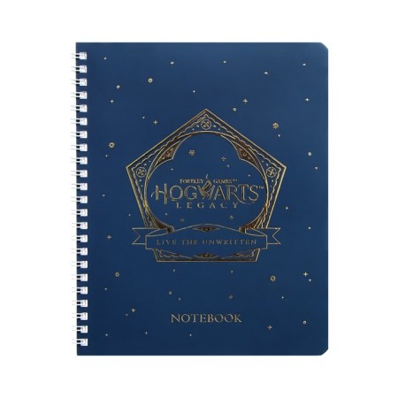 Notebook of 48 sheets in the cage on the crest "Harry Potter", covered cardboard, matte lamination, 3D foil, offset block, 4 types of mix-3
