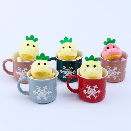 New Year's set "Dragosha", a toy in a mug, mix-5