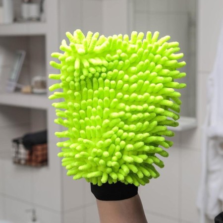 Cleaning mittens for complex contaminants Raccoon, 22 × 15 cm, microfiber Books double-1