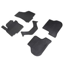Rubber rugs ’grid’ for Seat Leon II, 2005-2012