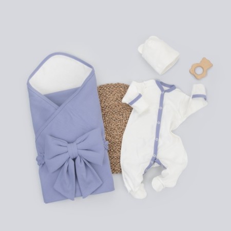 Kinderlitto Kapuchino discharge kit, 4 items, height 50-56 cm, lilac color