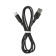 Hoco X25, Type -C cable - USB, 3 A, 1 m, PVC braid, black