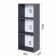 Cabinet of hinged sirinia, 400 x 270 x 1000, gray graphite/MDF powder