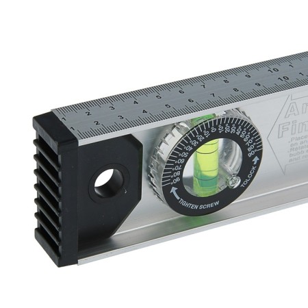 Aluminum tundra level "Rail", 3 eyes (1 rotary), 1200 mm-2