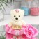 Soap roses and a bear cub, set