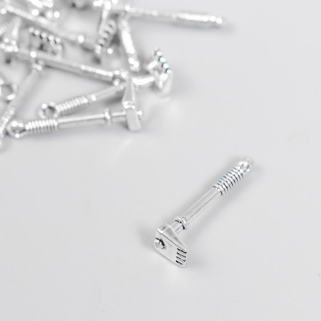Decor for creativity Metal "Rable" silver 2x0.8 cm
