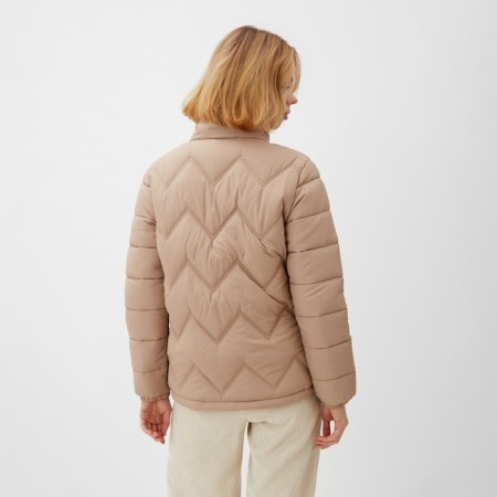 Women's jacket on lightning collorista color beige rr 44-4
