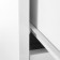 Tumbling bedside milan, 600x500x410 White diamond