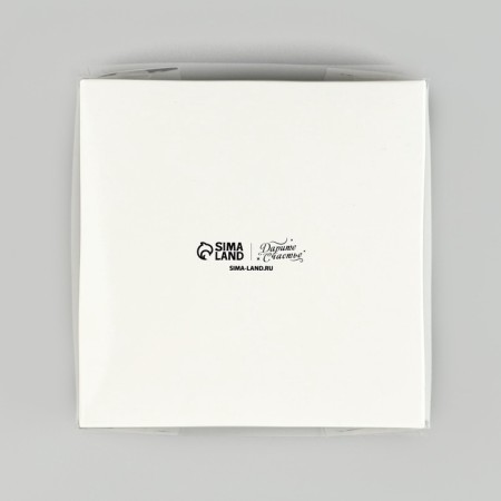 Box for 4 sweets with cells "White", 10 x 10 x 3 cm-3