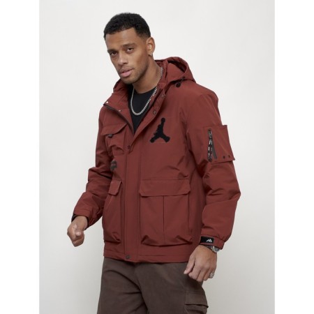Sports male jacket, size 56, burgundy color-1