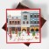 Box the national team "New Year's city", 17 x 17 x 7 cm, New Year