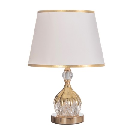Eleanor desktop lamp 1x40W E27+backlight, gold 27x27x45cm-5