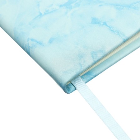 Diary 1-11 grade "Blue marble", artificial leather, a solid cover with embossing, with liesa, 48 sheets-2