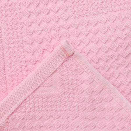 Terry “pattern” towel, powder color, 50x80 cm, cotton, 450g/m-3