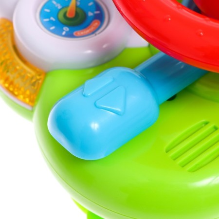 Musical steering wheel "Funny animals", light and sound effects, works from batteries-3