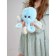 Soft toy "Octopus", blue color