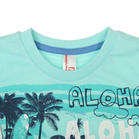 T -shirt for a boy, height 104 cm, green color CSK 61574 (147)-1