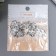 Decor for creativity Metal "mittens" silver 1.7x1.6 cm