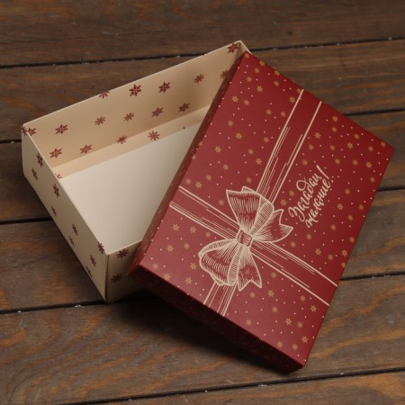 The box is folding, the lid is "make a desire!" 24 x 17 x 8 cm-3