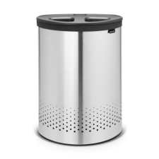 Бак для белья Brabantia, двухсекционный, цвет стальной матовый, 55 л