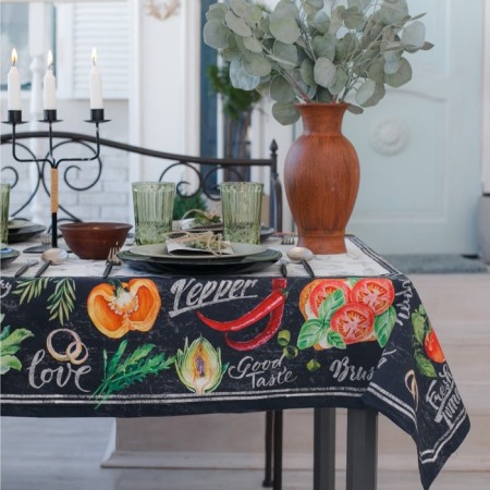 The tablecloth "Ethel" Delicious Fresh 149x180cm, 100% cotton, sarzha 190 g/m2