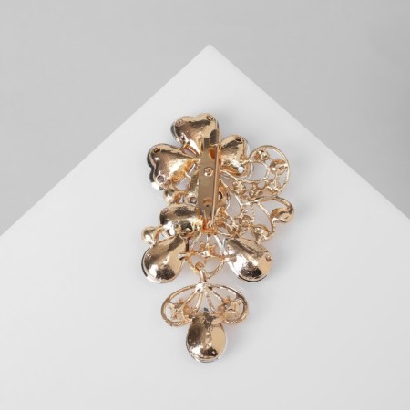 Brooch "Flower Vine", Color Gold-1